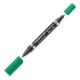 Staedtler Lumocolor Duo marcador permanente Punta redonda/fina Verde 1 pieza(s)